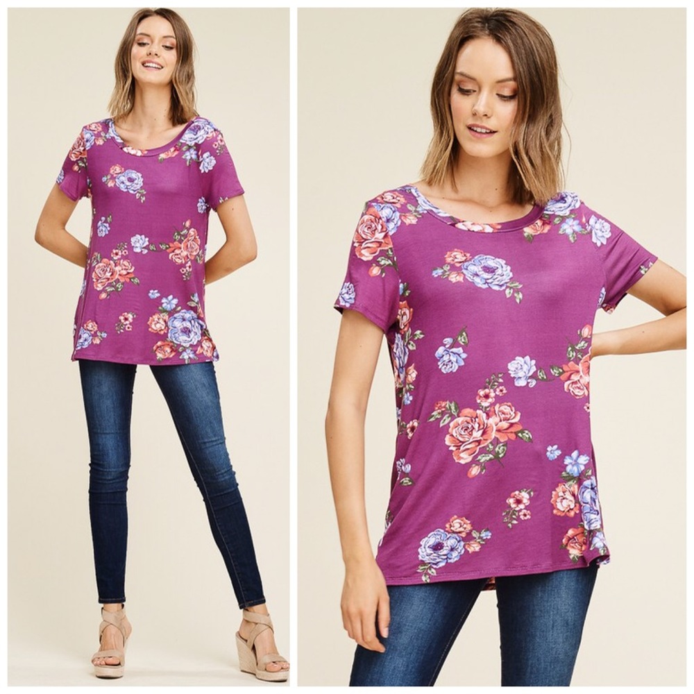 LAST 1! 💕 Short Sleeve Tie Back Top! - Picture 6 of 8